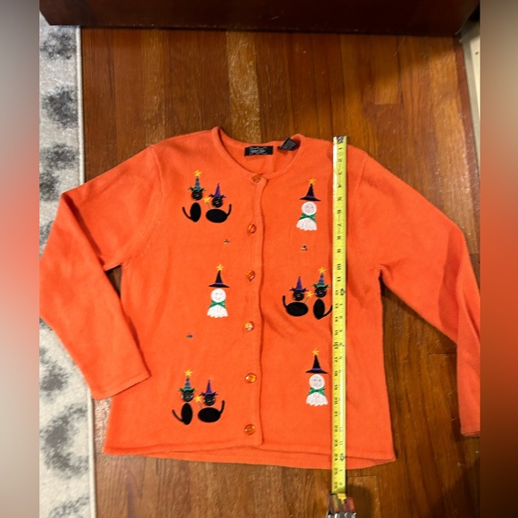 Vintage Crystal Kobe Halloween embellished sweater - Picture 5 of 7